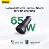 POLNILNIK ZA GSM BASEUS AVTO POLNILEC PRO 65W BASEUS 2XUSB-C+USB