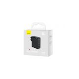 POLNILNIK ZA GSM BASEUS POLNILEC GAN5 PRO 100W BASEUS USB+USB-C ČRN