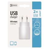 POLNILNIK ZA GSM EMOS USB POLNILEC HIŠNI SMART 3.1A