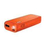 POLNILNIK ZA GSM TRUST POWER BANK 4400 NEON ORANŽNA