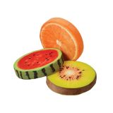 BLAZINA DOPPLER POMARANČA, OKROGLA, FI 35 CM, VIŠINA 6 CM, Z ZADRGO