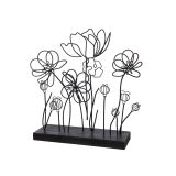 POMLADNA DEKORACIJA DECORIS KOVINSKE CVETLICE NA PODSTAVKU