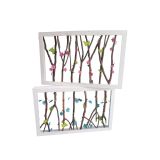 POMLADNA DEKORACIJA GLOSSTYLE OKVIR BREZE 55X35 CM SORTIRANO