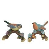 POMLADNA FIGURA DECORIS PTICA NA VEJI, SORT.