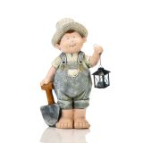 POMLADNA FIGURA GLOSSTYLE DEČEK 52 CM Z LANTERNO