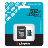 POMNILNIŠKA KARTICA KINGSTON MICRO SDXC 512GB SDCG4 /512GB CANVAS GO PLUS