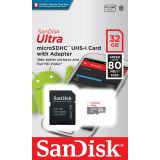 POMNILNIŠKA KARTICA SANDISK SAN 32GB MICRO SDHC ADAPT