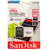 POMNILNIŠKA KARTICA SANDISK SAN 64GB MICRO SDHC ADAPT