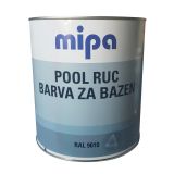 BARVA ZA BAZEN MIPA POOL RUC 3L RAL.: 9010 BELA