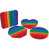 DRUŽABNE IGRE POP IT FIDGET MAVRIČNI, SORTIRANO