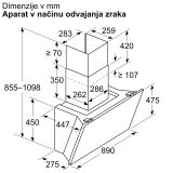 POŠEVNA STENSKA NAPA BOSCH DWK91LT20