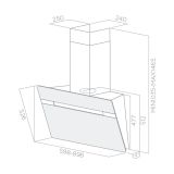 POŠEVNA STENSKA NAPA TURBOAIR THUNDER 60 BELA