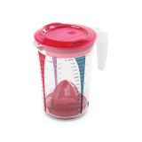 POSODA ZA PRIPRAVO HRANE KIS 1.5 L VRČ ZA MEŠANJE Z OŽEMALNIKOM IN POKROVOM