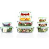 POSODA ZA SHRANJEVANJE ALPINA KOMPLET POSOD 9X STEKLO