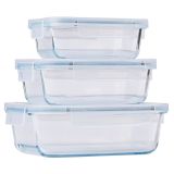 POSODA ZA SHRANJEVANJE ALPINA SET POSOD 3-DELNI STEKLO 1050/640/370 ML
