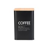 POSODA ZA SHRANJEVANJE ESTIA 10X14 CM ZA KAVO ČRNA BAMBOO METALLIC