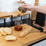 POSODA ZA SHRANJEVANJE ESTIA ZA MED Z ŽLICO 450 ML STEKLENA ALLURE 01-17453