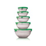 POSODA ZA SHRANJEVANJE SOGO SET 5 STEKLENIH POSOD