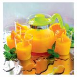 POSODA ZA TOPLE NAPITKE AFIRMA ČAJNIK 1.25 L + 4 KOZARCI 0.25 L TERMISIL