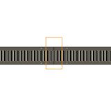 PP KANALETA 2PR-EASY1 AZ Z VROČECINKANO REŠETKO SV.D.70X70MM,L=1M, A15KN