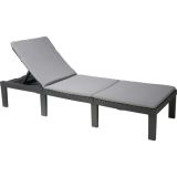 PP LEŽALNIK PROGARDEN HAITI, ANTRACIT Z BLAZINAMI