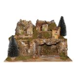 DODATEK ZA JASLICE EUROMARCHI PRAZNA HIŠA 58X34X37 CM Z Z LUČKO IN OGNJIŠČEM BAT.