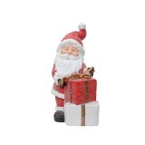 PRAZNIČNA FIGURA DECORIS BOŽIČEK Z DARILI, 44.50 CM, RDEČ/BEL