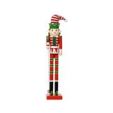 PRAZNIČNA FIGURA DECORIS HRESTAČ 50 CM RDEČ