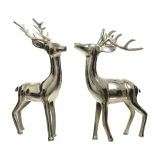 PRAZNIČNA FIGURA DECORIS JELEN SREBRNE BARVE 23X45 CM SORT