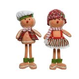 PRAZNIČNA FIGURA DECORIS MEDENJAK FANTEK/PUNČKA VIŠINA 40 CM SORT