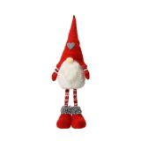 PRAZNIČNA FIGURA DECORIS PALČEK 50 CM RDEČO BELE BARVE SORTIRANO