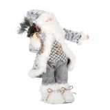 PRAZNIČNA FIGURA GLOSSTYLE BOŽIČEK 55 CM SIVI