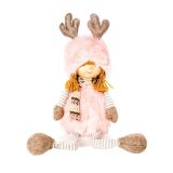 PRAZNIČNA FIGURA GLOSSTYLE DEKLICA Z V. NOGAMI 58 CM TEKSTILNA SORTIRANO