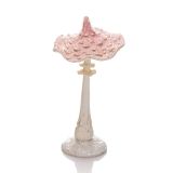 PRAZNIČNA FIGURA GLOSSTYLE GOBICA 22 CM BELO ROZA