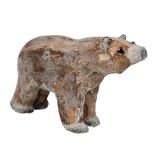 PRAZNIČNA FIGURA GLOSSTYLE MEDVED NATUR 30 CM