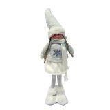 PRAZNIČNA FIGURA GLOSSTYLE OTROK, BEL 15X11X51 CM, SORTIRANO