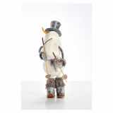 PRAZNIČNA FIGURA GLOSSTYLE SNEŽAK NA SMUČKAH 43 CM 36 CM ŠIRINE SORTIRANO