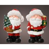 PRAZNIČNA FIGURA LUMINEO BOŽIČEK Z LED LUČKO, RDEČ 23.40 CM, SORTIRANO