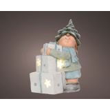 PRAZNIČNA FIGURA LUMINEO MICRO LED DEČEK 36.2 CM