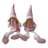 PRAZNIČNA FIGURA PUNČKA ROZA 15X10X56 CM