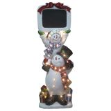 PRAZNIČNA FIGURA R+W SNEŽAK Z NAPISNO TABLO 158 CM