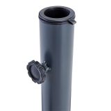 PODSTAVEK ZA SENČNIK NATERIAL KRIŽNO STOJALO 66X43X40 T.SIVA