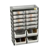 PREDALNIK ALLIT 305X1700X435 MM PLASTIČEN 21 RAZDELKOV