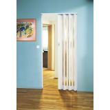 PREKLOPNA VRATA MARLEY EUROSTAR S STEKLOM BELA 83X205 CM