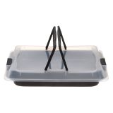 PEKAČ / MODEL ZA PEKO MAKU PRENOSNI, SNEMLJIVO DNO 42X30X 4.5 CM