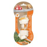 PRIBOLJŠEK ZA PSA 8 IN 1 KOSTI ZA ŽVEČENJE S PIŠČANEC, 1 KOS