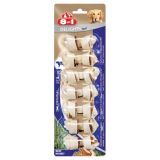 PRIBOLJŠEK ZA PSA 8 IN 1 KOSTI ZA ŽVEČENJE XS GOVEDINA, 7 KOS