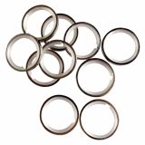 PRIBOR HUNGARIA KARNIS OBROČEKS KLJUK. FRANCE 19 MM INOX 10KOS/ZAV