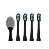 PRIBOR IN DODATKI MANTA SONICPROTECT PRO GLAVE MEHKE, ČRNE, 5 KOM