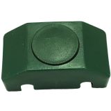 PRIBOR ZA OGRAJO SPOJKA M ZA STEBER 50X50 Z VIJAKOM PVC ZELENA 4/1